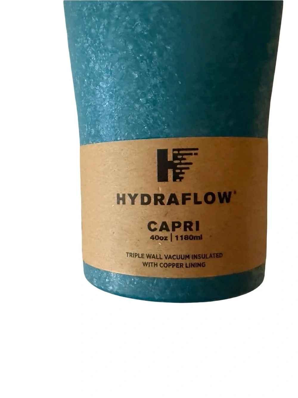 Brand New Hydraflow Capri Teal Travel Cup
